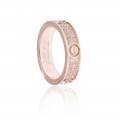 Кольцо Cartier "Diamond Band Ring (rose gold)"