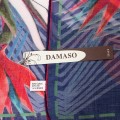 Женский платок Damaso "Экзотика" синий/красный