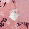Большой тёплый платок Marko Bonni "Нежный" розовый