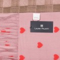 Шерстяной палантин Laura Palanti "Николь" цвета пыльной розы