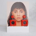 Серьги Laura Palanti "Pop Art" красные