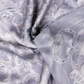 Шёлковый платок Alexander McQueen "Византия" серый