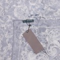 Шёлковый платок Alexander McQueen "Византия" серый