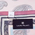 Шёлковый платок Laura Palanti "Персидский кипарис" светло-розовый