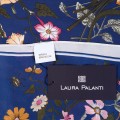 Шёлковый платок Laura Palanti "Летняя ночь" тёмно-синий