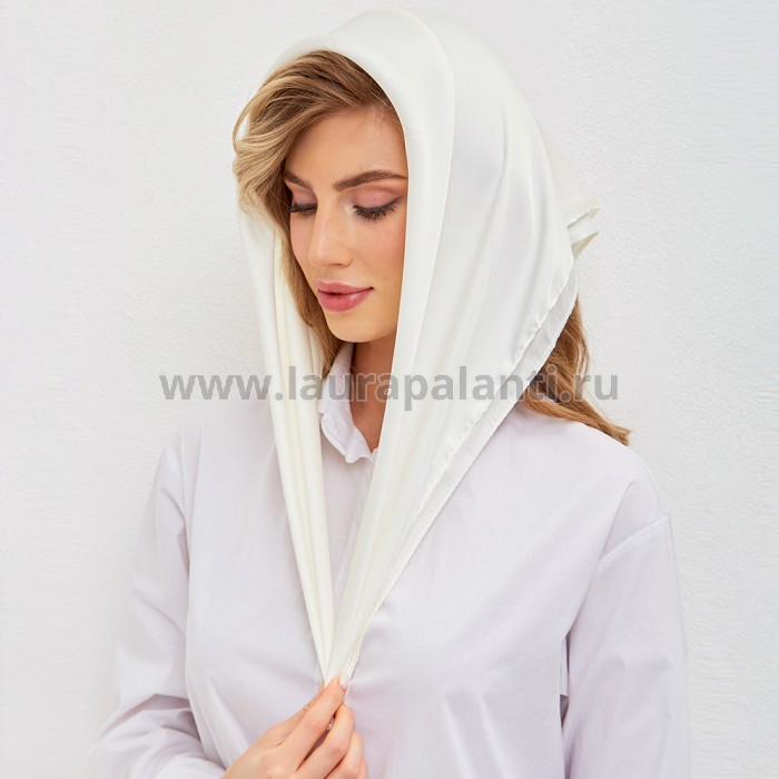 Шейный платок Laura Palanti "Ванесса" жемчужно-молочный