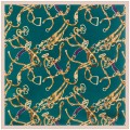 Шейный платок Laura Palanti "Золотой шик" морской зеленый