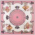 Шейный платок Laura Palanti "Карета маркизы" розовый