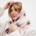 Шейный платок Laura Palanti "Легкость " нежно-розовый