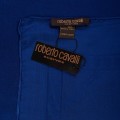 Шёлковый платок Roberto Cavalli "Jacquard Royal Blue" королевский синий